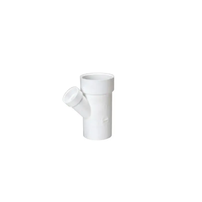 MUEL P6034X4X3 PVC DWV Reducing Street Wye, 4 x 4 x 3 Inch, SP x H x H End