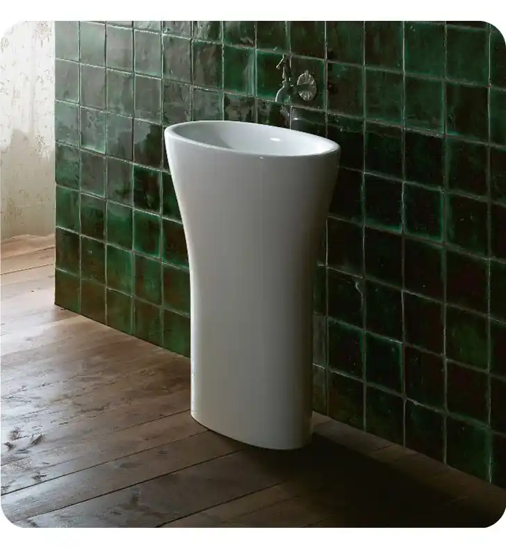 Ceramica Catalano 1FRPMUPS Washbasin NHL Snds Sgl Bwl Wall Waste Muse