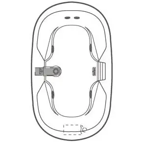 JACUZZI WHIRLPOOL BATH BM95958 BM95-958 ALM LH FRESCO 72X42X27-1/4