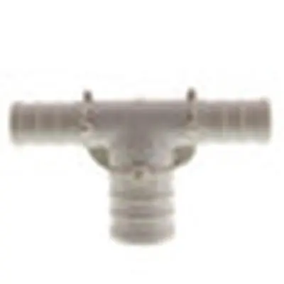 Everflow PPRT1213 1/2 Inch x 1/2 Inch x 3/4 Inch PEX Barb Reducing Tee Pipe Fitting