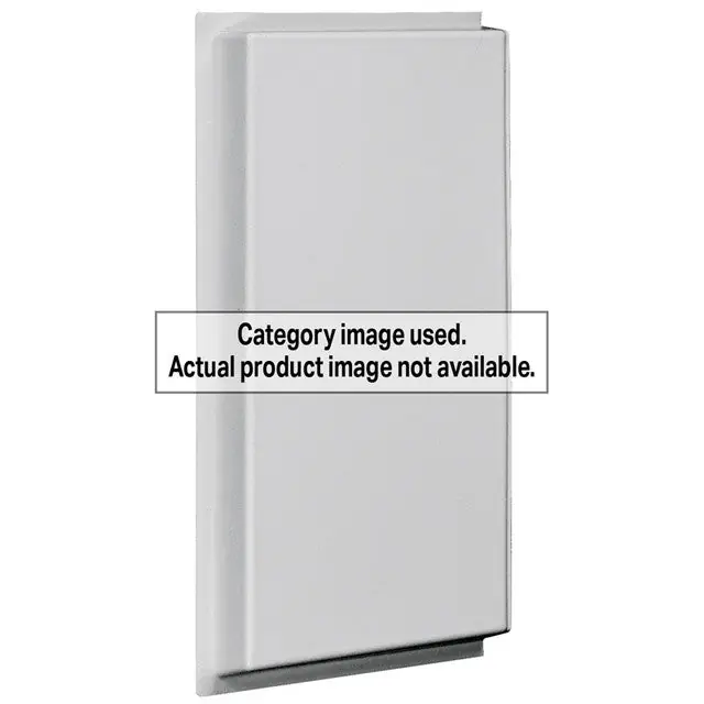 AIR DIVERTER, CENTER CUT (24"SQ, WHITE)