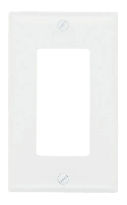 PASS & SEYMOUR SP26W DECORATOR OPENINGS, ONE GANG, WHITE