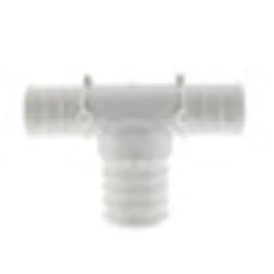 Everflow PPRT3410 1 Inch x 1 Inch x 3/4 Inch PEX Barb Reducing Tee Pipe Fitting