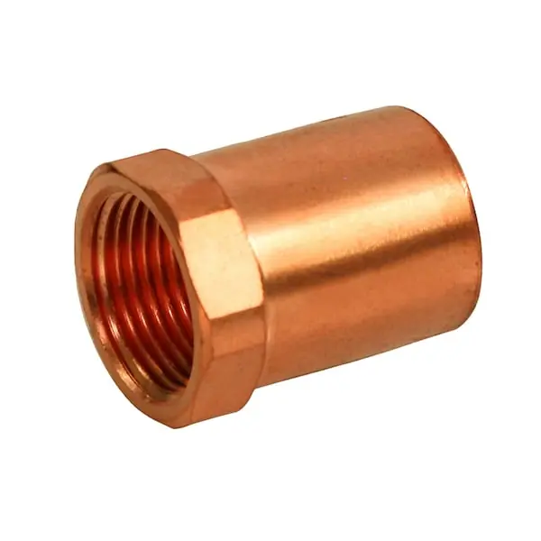 Everflow FTFA0038 Copper Female Adapter Fitting 3/8 Inch
