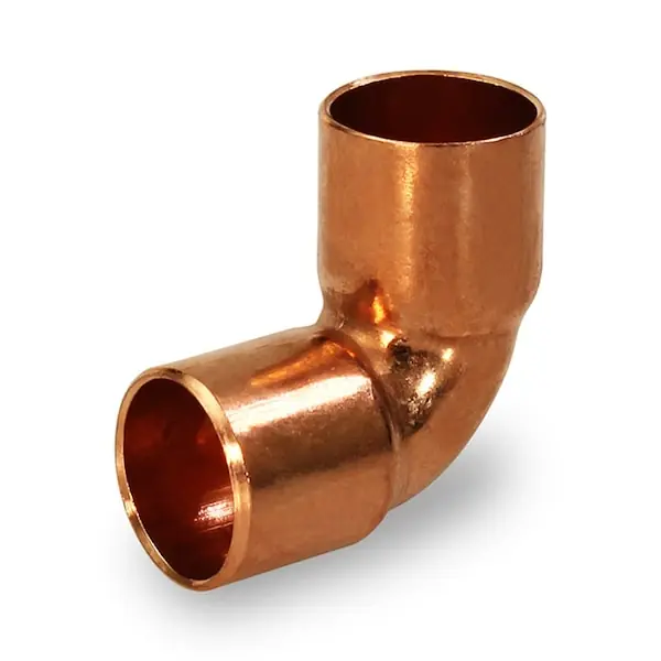 Everflow CCLN0018 Copper CxC Short Radius Elbow Fitting 1/8 inch