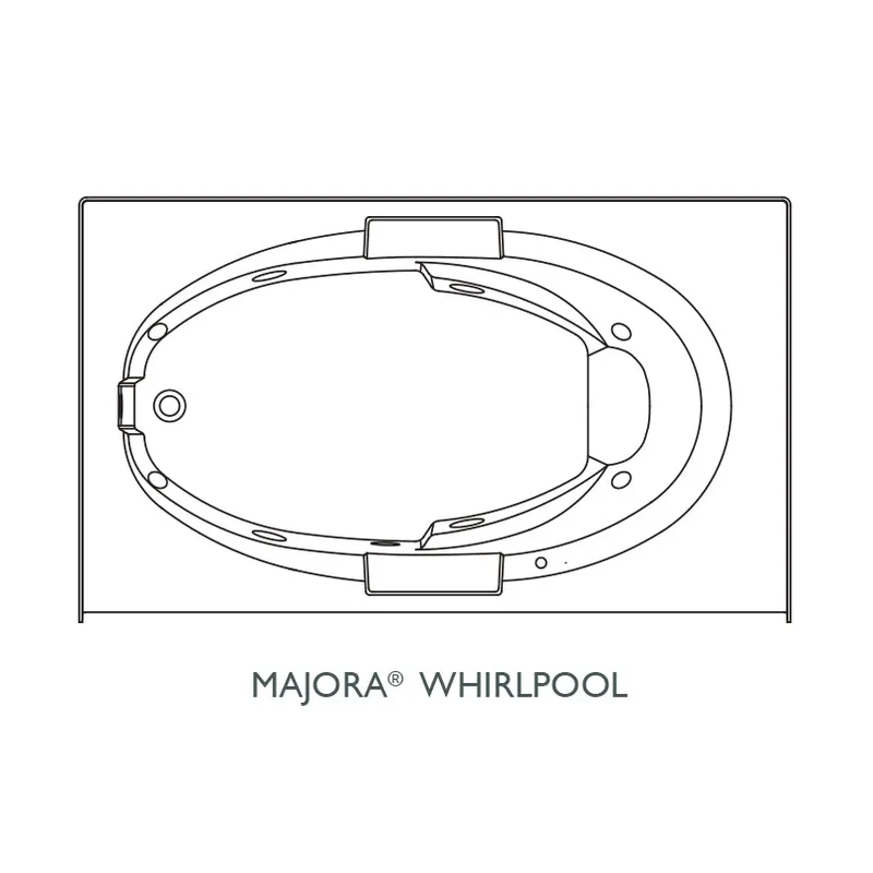 Jacuzzi H539969 Soaker H539-969 OYS Majora 60X42X19-1/2