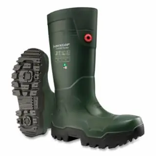 Dunlop LPLKL01-6 FieldPRO Thermo+ Rubber Boots Size 6 Green