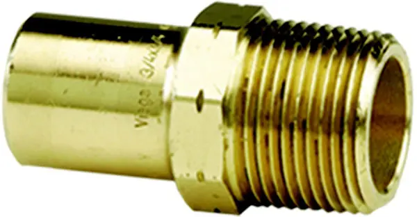 Viega CPSTMA34 ProPress Bronze Adapter, 3/4 x 3/4 in Nominal, FTG x Male End Style, Lead-Free Bronze