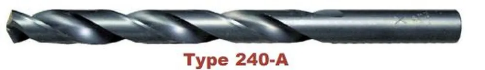 Viking Drill 16630 1/4 x 4, 2-3/4 L Twist Flute Drill Bit