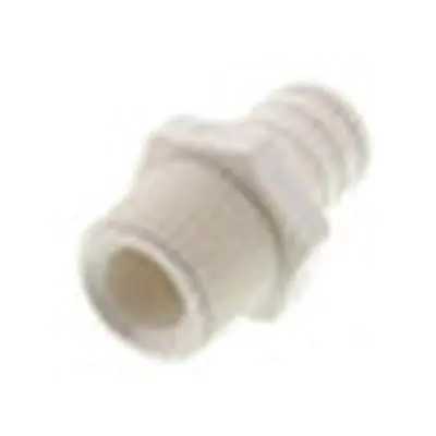 Everflow PPMA3412 3-4 Inch PEX Barb x 1-2 Inch MIP Adapter Pipe Fitting Plastic Poly Alloy