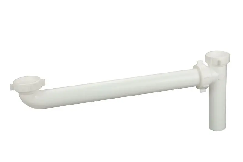 Everflow P23416T 1-1/2 Inch Plastic End Outlet Waste with TPR Washer for Tubular Drain Applications