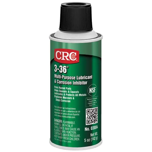 CRC SW462 03004 3-36 Flammable Multi-Purpose Non-Drying Lubricant and Corrosion Inhibitor 6 oz Aerosol Can