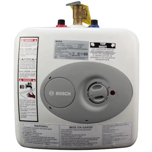 BOSCH ES2.5(7738004996)(GL2.5TI) Tronic 3000 T Electric Mini-Tank Water Heater, Point-of-Use, 2.7 Gallon