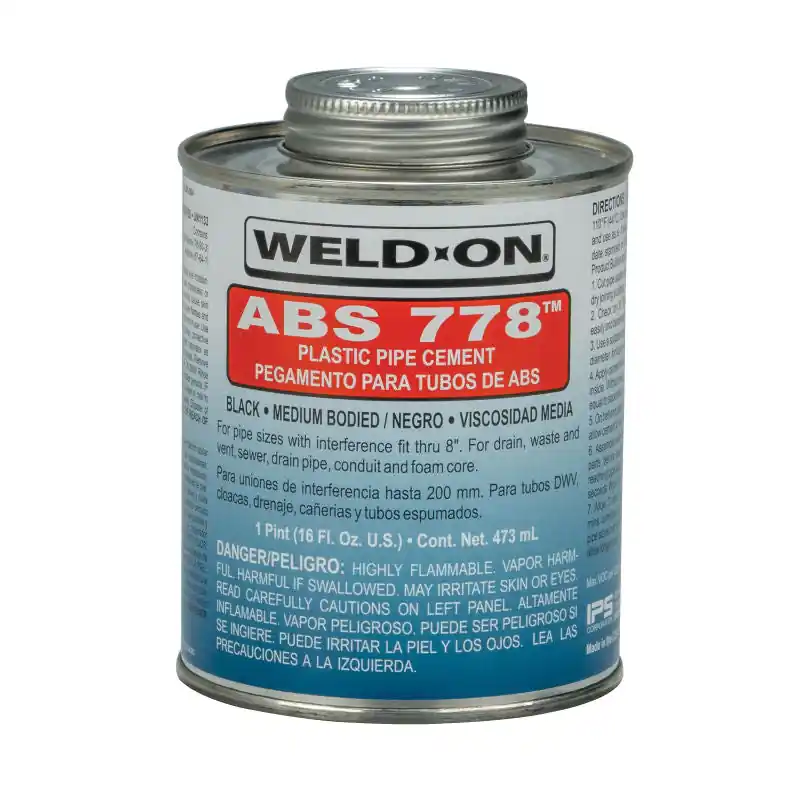 IPS CORPORATION 13534 778 BLK PT ABS Low VOC Medium Body Regular 1 pt