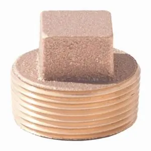 MERIT BRASS CO X117A-40 PLUG 2-1/2 BRS SQ HD SOLID X117A-40