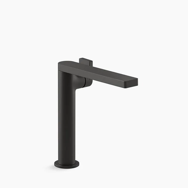 Kohler 73168-4-BL Composed Single Handle Bathroom Sink Faucet in Matte Black