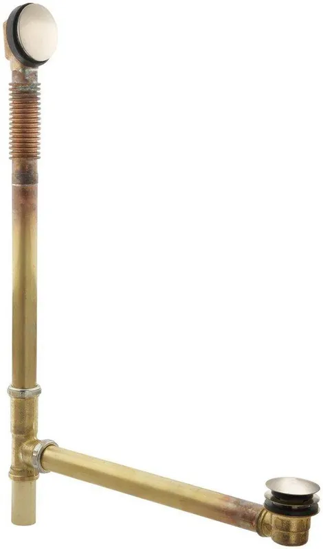 Kohler 7265-BV ClearFlo 27-3/8 in. Brass Toe-Tap Drain