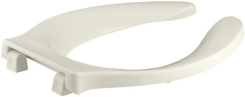 Kohler 4731-SC-96 Stronghold Elongated Open Front Toilet Seat in Biscuit