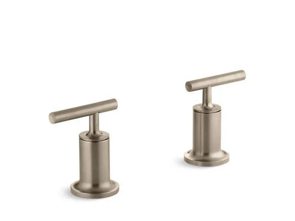 KOHLER T14429-4-BV Purist Bath Handle Trim in Vibrant Brushed Bronze