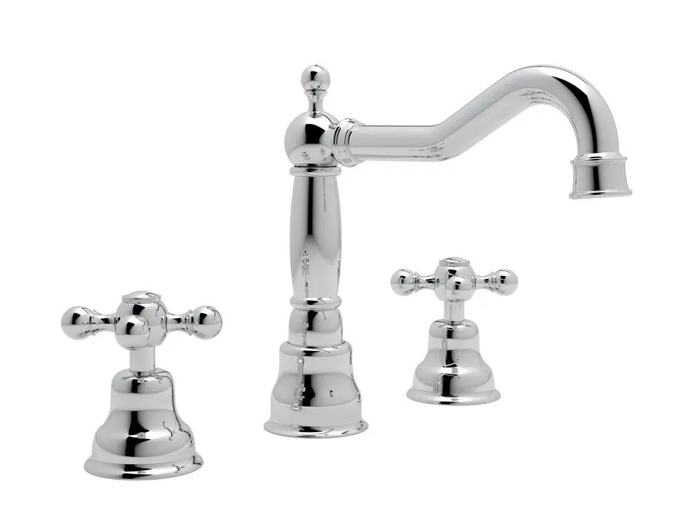 Rohl AC107X-APC-2 Arcana Two Handle Widespread Bathroom Sink Faucet in Polished Chrome