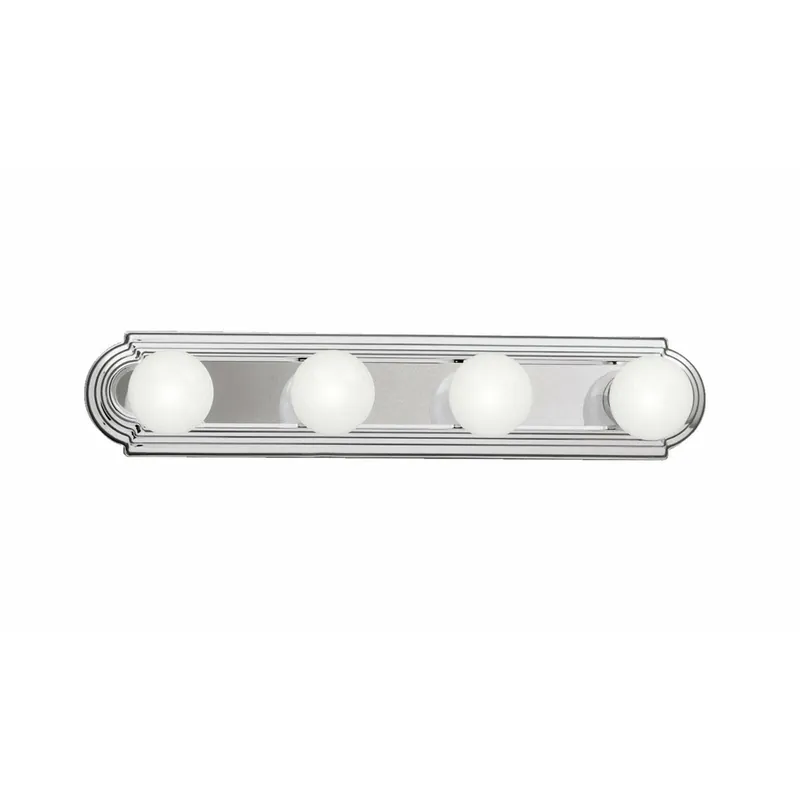 Kichler 5017CH The Sleek Design of This 4 Light Bath Bar 24 Inch Replacement MPN