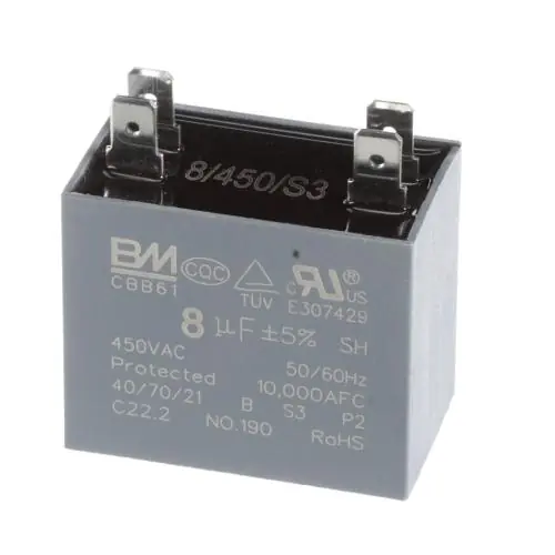 MIDEA 17400101000126 Capacitor Fan Motor 8UF 450