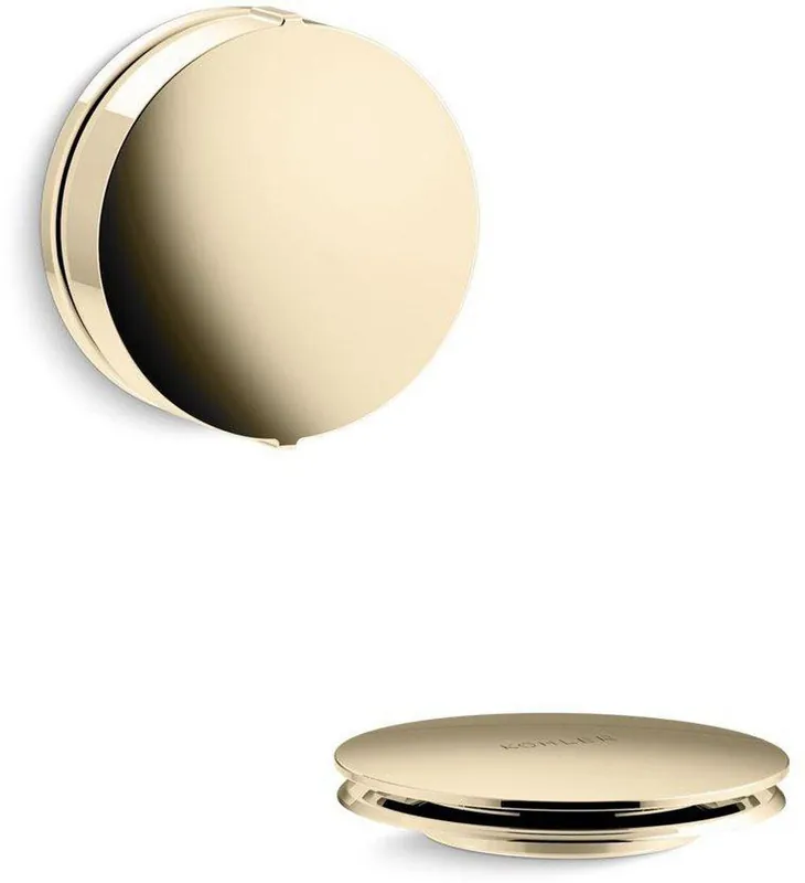 Kohler T37392-AF PureFlo Cable Bath Drain Trim with Contemporary Rotary Turn Handle