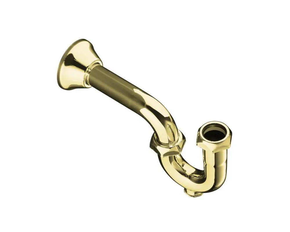 Kohler 9018-PB 1-1/4 in. Brass P-Trap in Vibrant Polished Brass