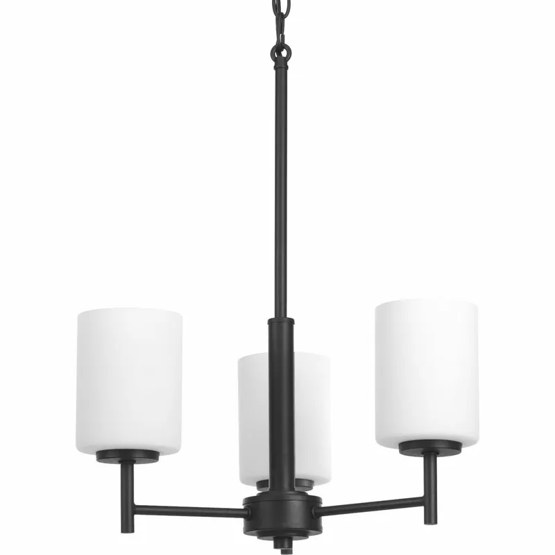 Progress Lighting P4318-31 Three-Light Chandelier 100W Black