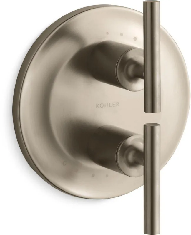 Kohler T14489-4-BV Purist Two Handle Thermostatic Valve Trim