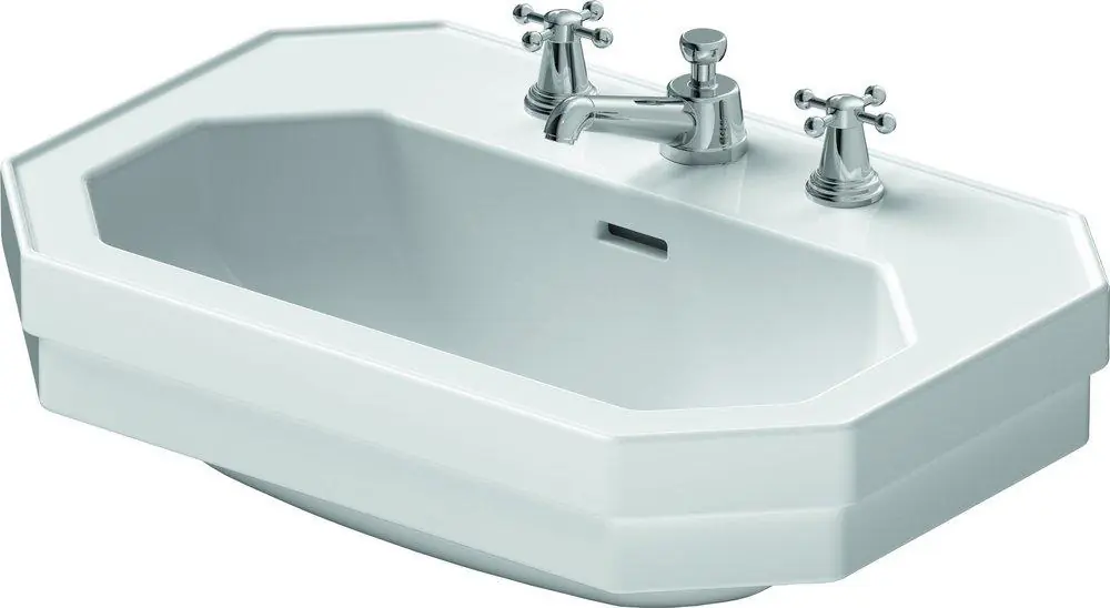 Duravit 0438600087 1930 Series 23-5/8 x 16-1/8 in. Specialty Dual Mount Bathroom Sink