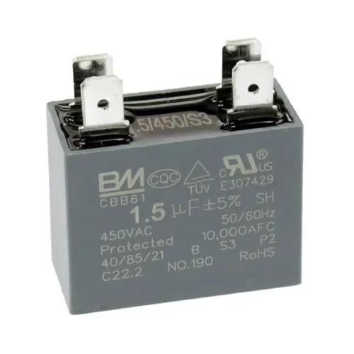 MIDEA 17400101000081 CAPACITOR FAN MOTOR 1.5UF 4