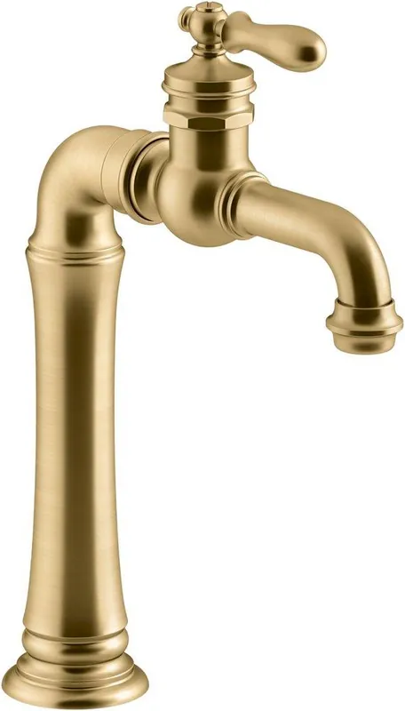 Kohler 99268-2MB Artifacts Single Handle Bar Faucet in Vibrant Brushed Moderne Brass