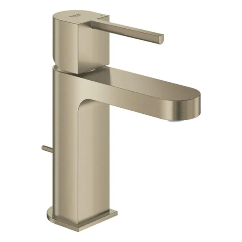 GROHE 33170EN3 Plus Single Handle Monoblock Bathroom Sink Faucet in Brushed Nickel