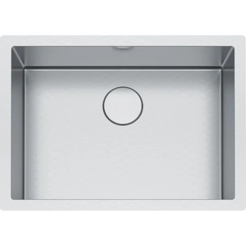 Franke PS2X110-24 Professional 2 26-1/2 x 19-1/2 in. No Hole Stainless Steel Single Bowl Undermount Kitchen Sink