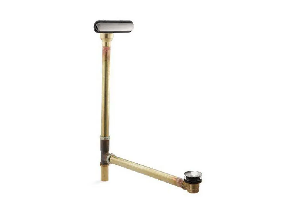 Kohler 7271-TT ClearFlo PVC Slotted Overflow Bath Drain in Vibrant Titanium