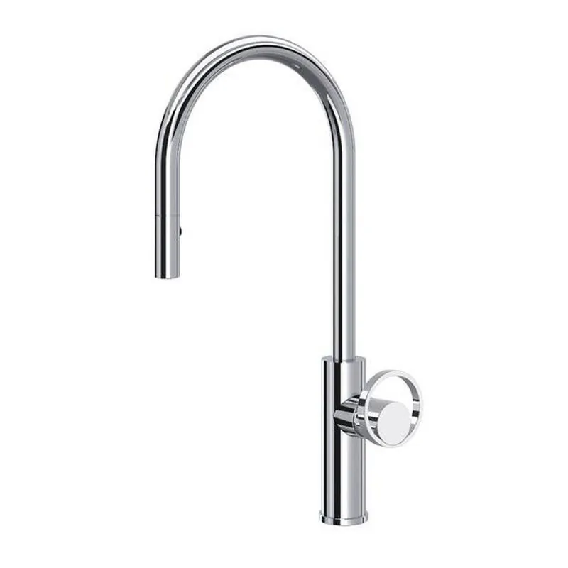 Rohl EC55D1MB Eclissi Pull Down Kitchen Faucet in Matte Black
