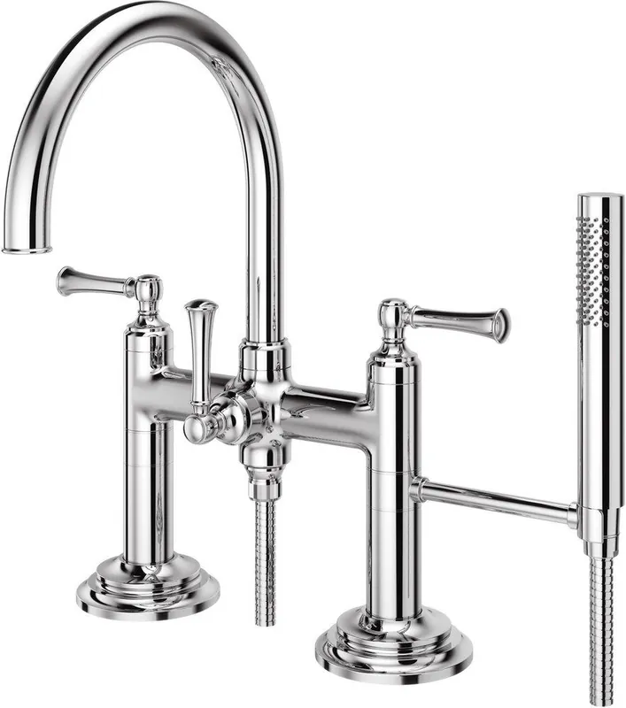 Pfister LG6-2TBC Tisbury Two Handle Roman Tub Faucet with Handshower