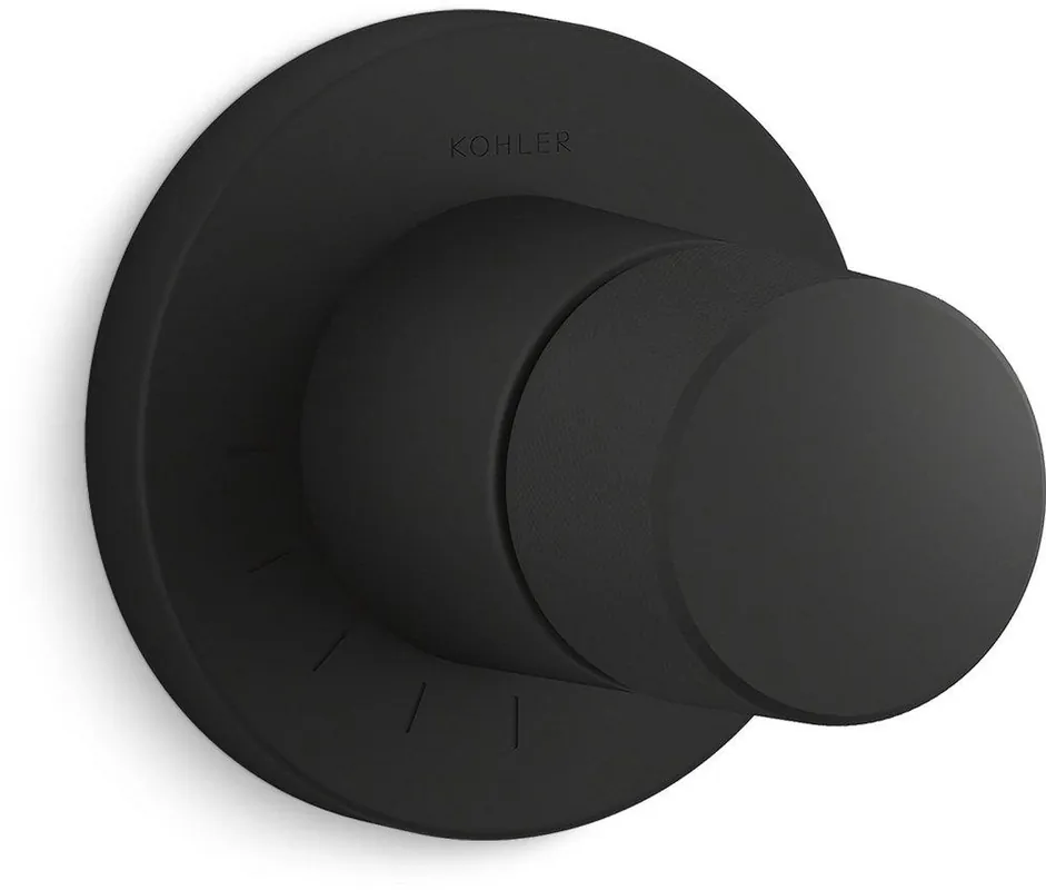 Kohler T78025-8-BL Components Single Handle Volume Control Valve Trim in Matte Black
