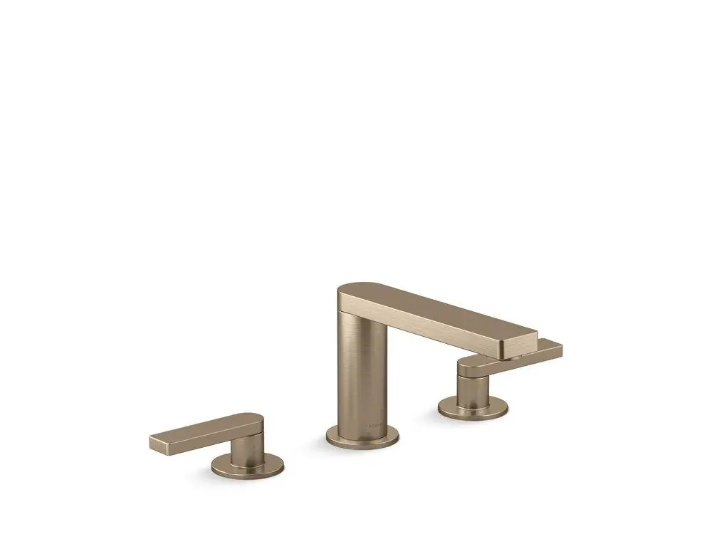 Kohler 73060-4-BV Composed Two Handle Widespread Bathroom Sink Faucet