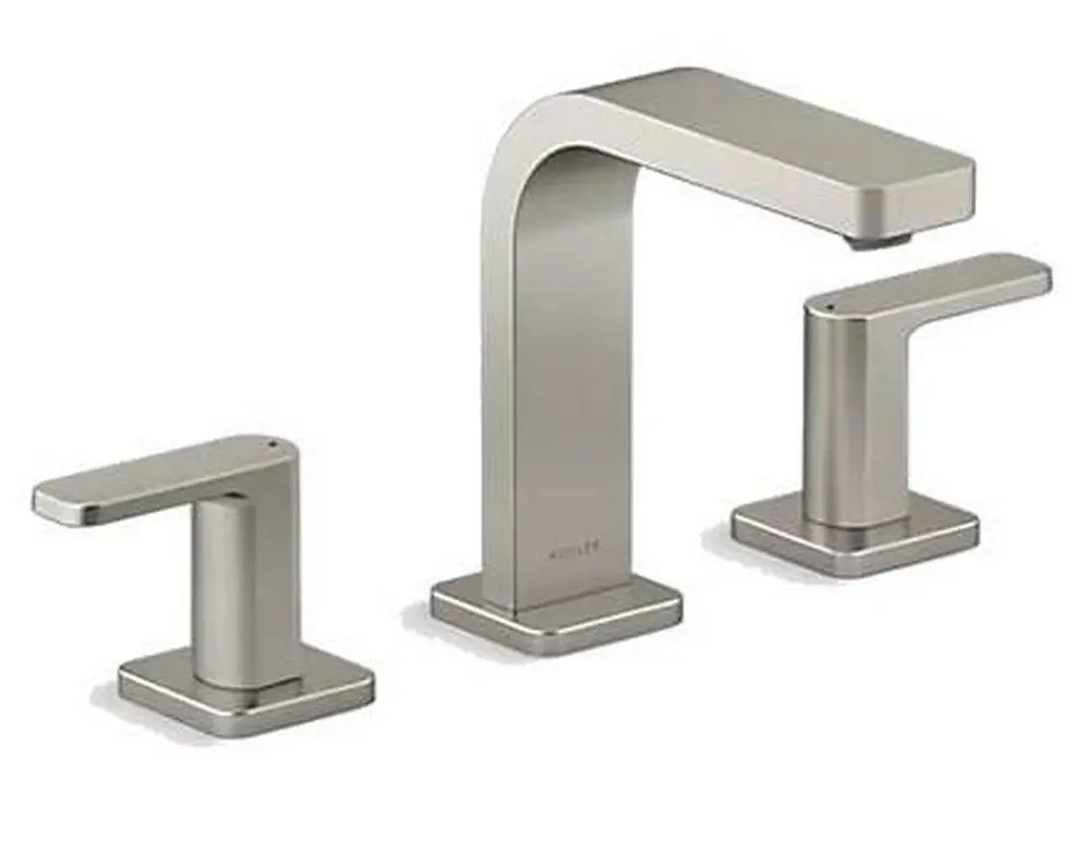 Kohler 23484-4K-BN Parallel Two Handle Widespread Bathroom Sink Faucet