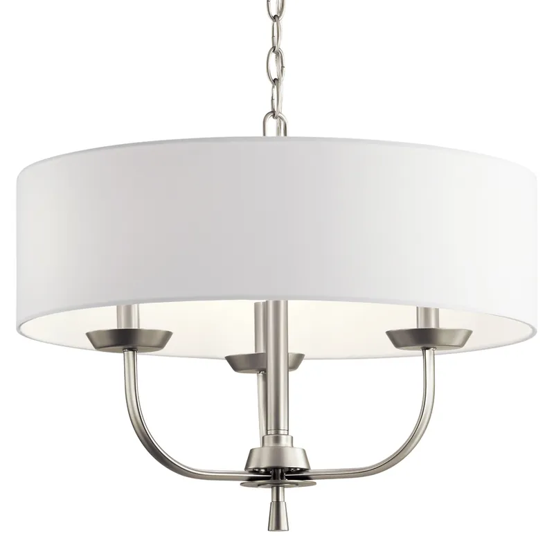 Kichler 52384NI BN 3 60W MED B10 CHAND *KENNEW
