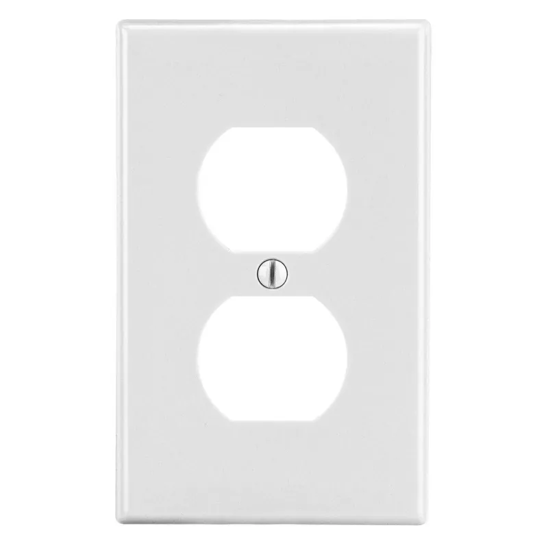 Bryant Electric PJ8W Wall Plate Mid-Size Non-Metallic 1 Gangs