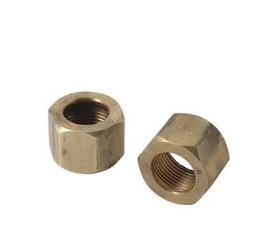 Brass Compression Fittings 61-4 1/4 in. Brass Compression Nut