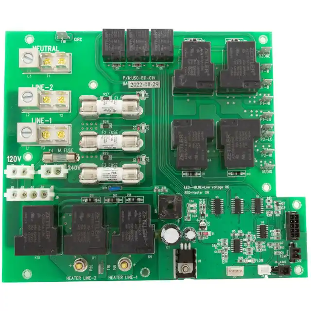 United Spa Controls EL152 B11 Power Circuit Board (10-Pin Molex)