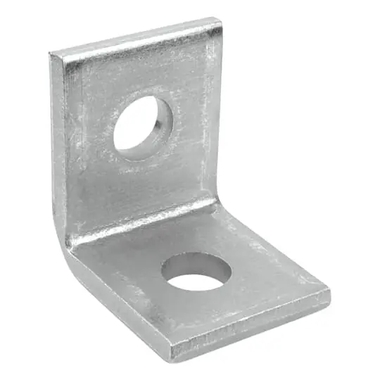 Superstrut AB201-EG Fitting 90 Degree Height 2-1/4 Inches Base Length 1-5/8 Inches Width 1-5/8 Inches Hole Diameter 9/16 Inches
