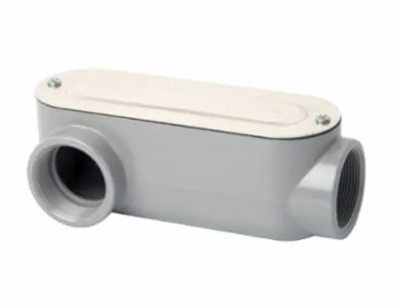 Southwire Company LRLA-200 Madison Electric LR Conduit Body With Cover and Gasket, 2 in Hub