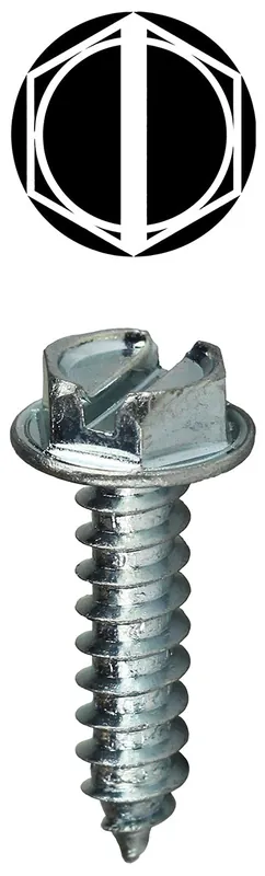 LH Dottie HWSMS812 Sheet Metal Screw, Steel Material, 1/2 in Length, #8 Thread Size, Hex Washer Head