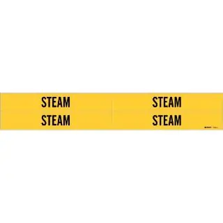 Brady 7270-4 Pipe Marker 4 Style Permanent Acrylic 7 in Replacement MPN