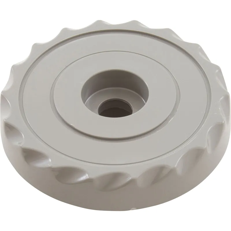 Waterway Plastics 662-3017 Knob, Waterway, F.A.S., 1 Scalloped, Gray